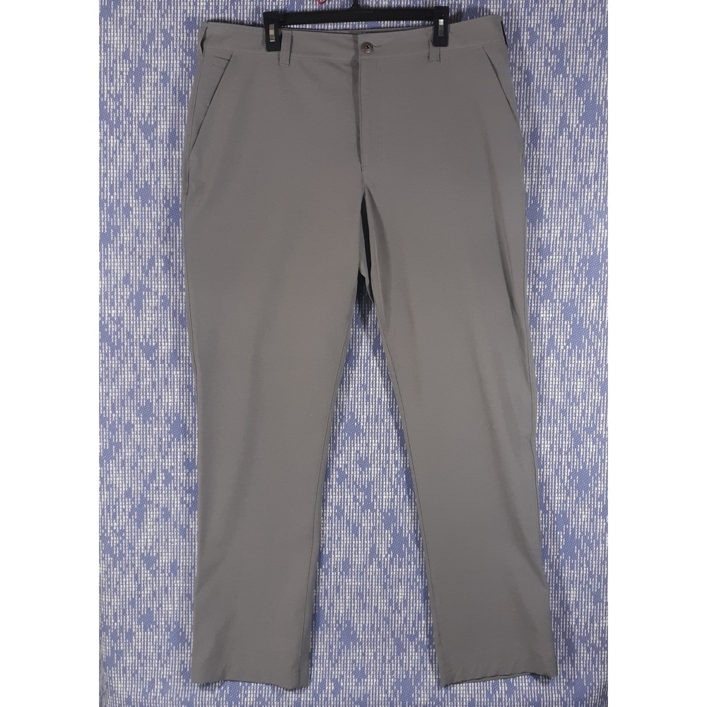 Duluth Hiking Pants Mens Waist 38 Inseam 34 Travel Fishing Outdoor Gray